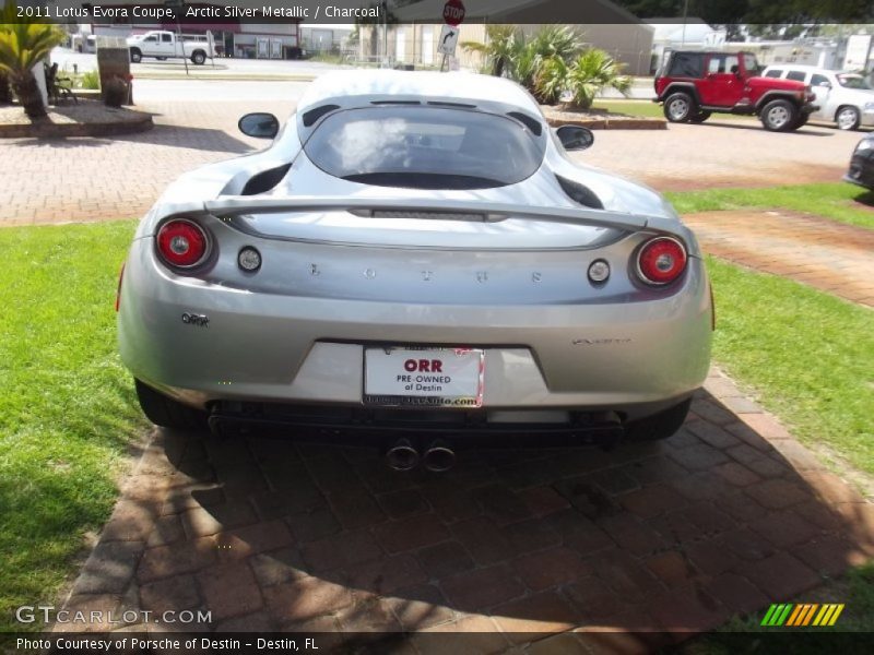Arctic Silver Metallic / Charcoal 2011 Lotus Evora Coupe