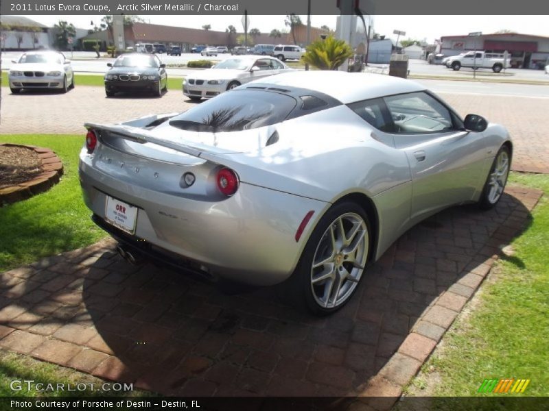 Arctic Silver Metallic / Charcoal 2011 Lotus Evora Coupe