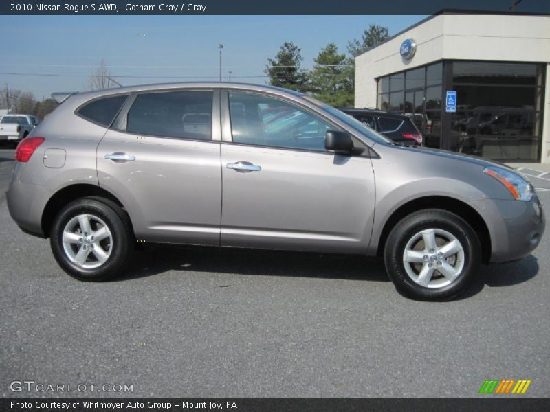 Gotham Gray / Gray 2010 Nissan Rogue S AWD