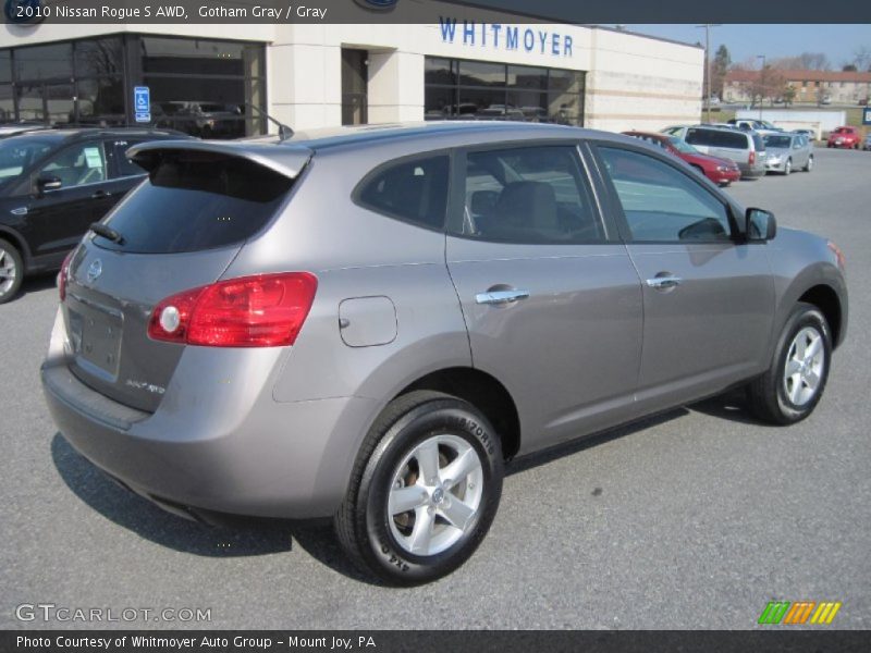 Gotham Gray / Gray 2010 Nissan Rogue S AWD