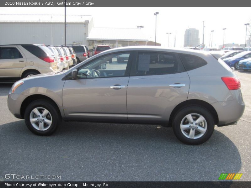 Gotham Gray / Gray 2010 Nissan Rogue S AWD