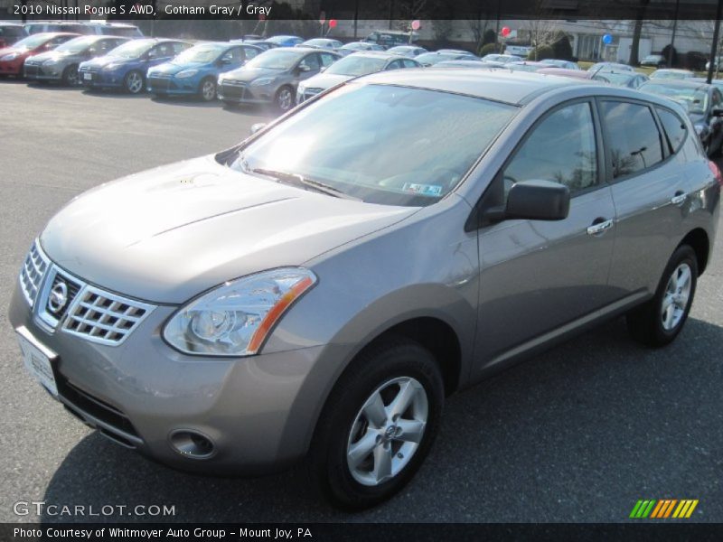 Gotham Gray / Gray 2010 Nissan Rogue S AWD