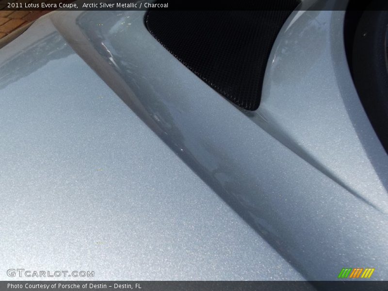 Arctic Silver Metallic / Charcoal 2011 Lotus Evora Coupe