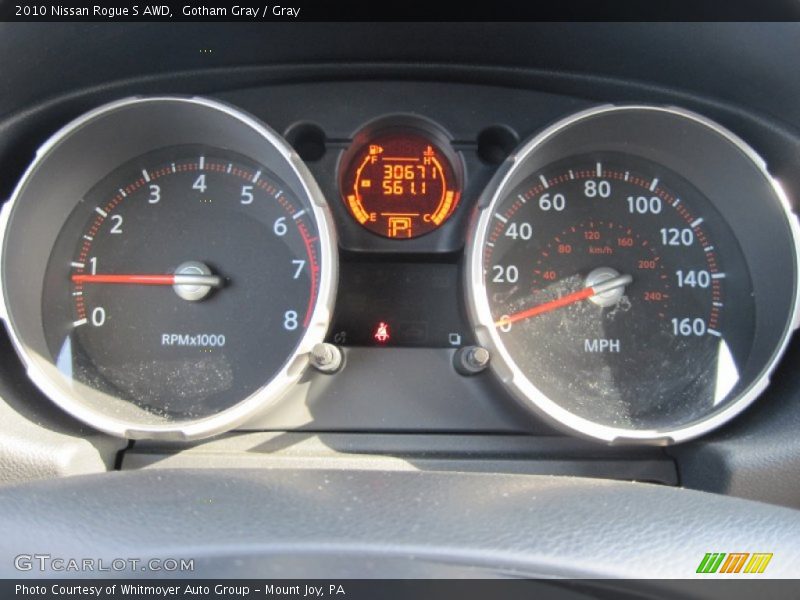 Gotham Gray / Gray 2010 Nissan Rogue S AWD