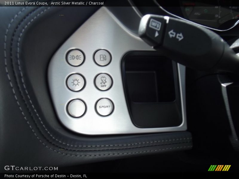 Arctic Silver Metallic / Charcoal 2011 Lotus Evora Coupe