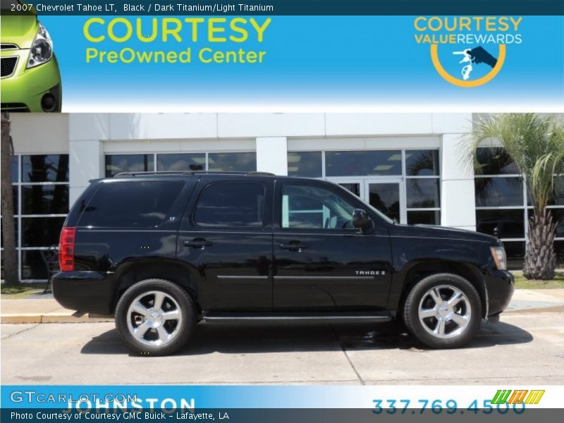 Black / Dark Titanium/Light Titanium 2007 Chevrolet Tahoe LT