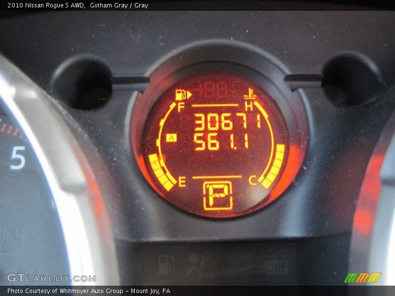 Gotham Gray / Gray 2010 Nissan Rogue S AWD