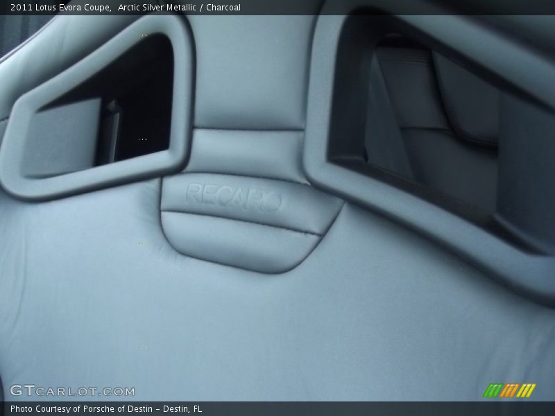 Arctic Silver Metallic / Charcoal 2011 Lotus Evora Coupe
