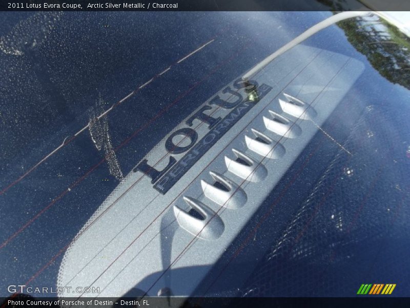 Arctic Silver Metallic / Charcoal 2011 Lotus Evora Coupe