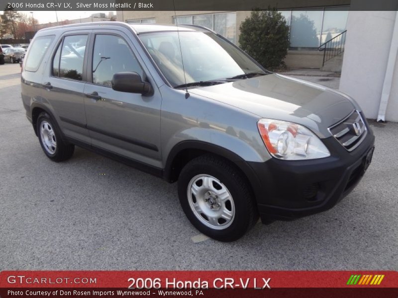 Silver Moss Metallic / Black 2006 Honda CR-V LX
