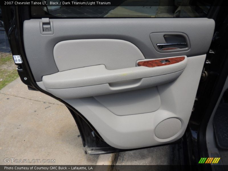 Black / Dark Titanium/Light Titanium 2007 Chevrolet Tahoe LT