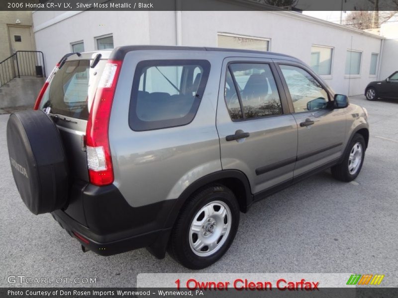 Silver Moss Metallic / Black 2006 Honda CR-V LX