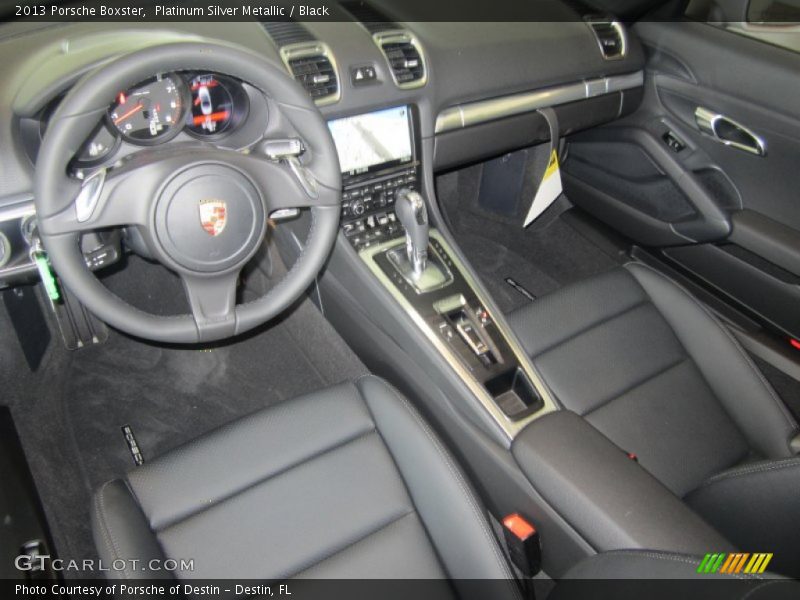 Black Interior - 2013 Boxster  