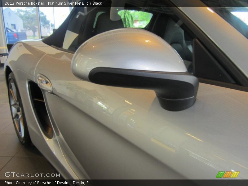 Platinum Silver Metallic / Black 2013 Porsche Boxster