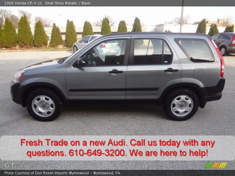 Silver Moss Metallic / Black 2006 Honda CR-V LX