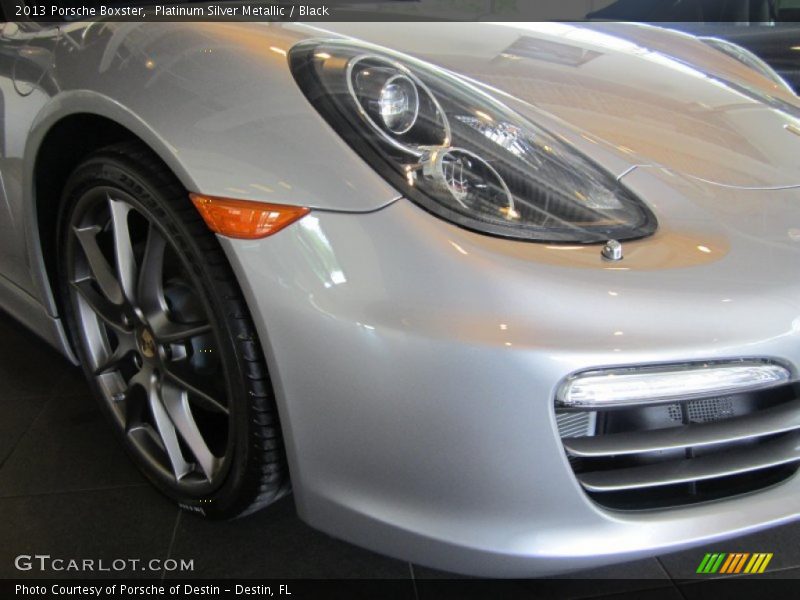 Platinum Silver Metallic / Black 2013 Porsche Boxster
