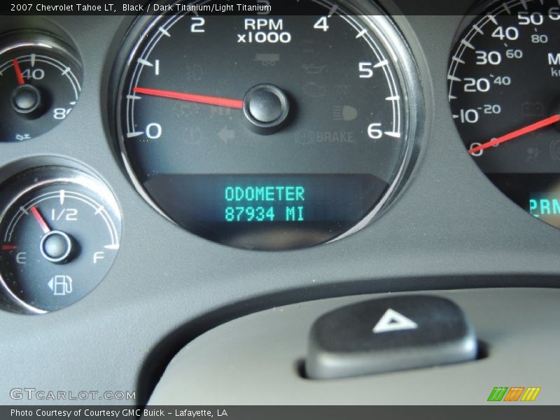Black / Dark Titanium/Light Titanium 2007 Chevrolet Tahoe LT