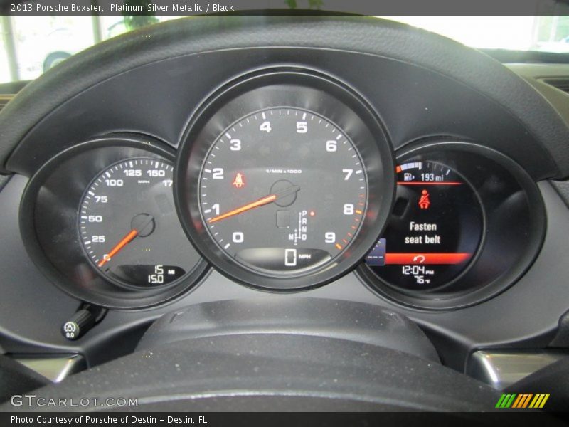  2013 Boxster   Gauges