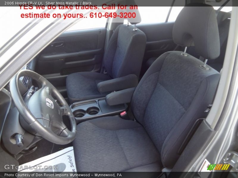 Silver Moss Metallic / Black 2006 Honda CR-V LX