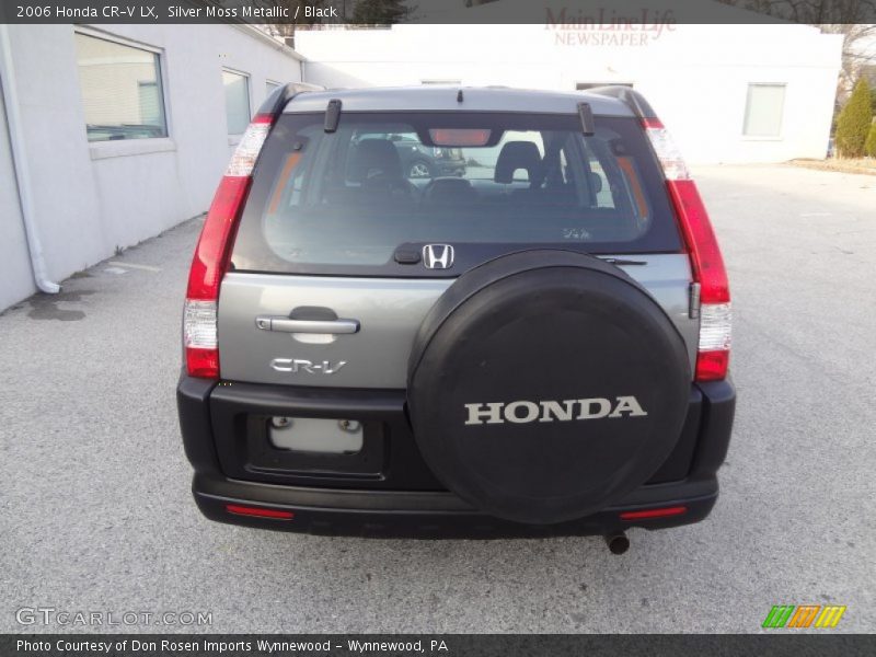 Silver Moss Metallic / Black 2006 Honda CR-V LX