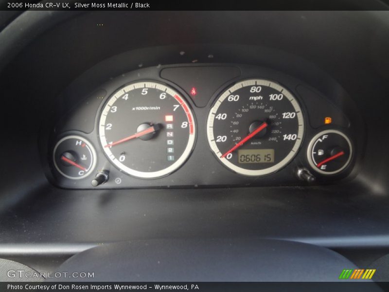 Silver Moss Metallic / Black 2006 Honda CR-V LX