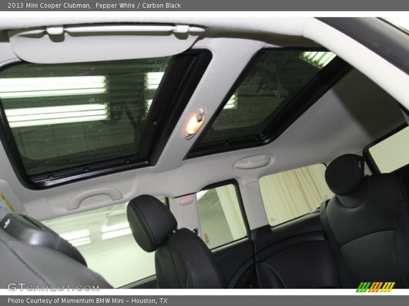 Pepper White / Carbon Black 2013 Mini Cooper Clubman