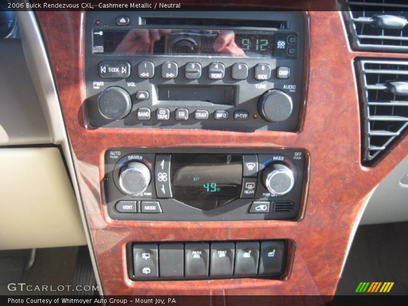 Controls of 2006 Rendezvous CXL