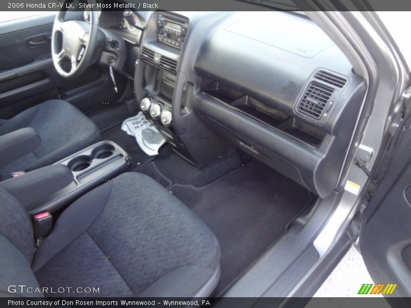 Silver Moss Metallic / Black 2006 Honda CR-V LX