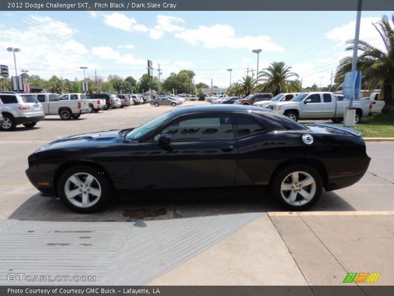 Pitch Black / Dark Slate Gray 2012 Dodge Challenger SXT