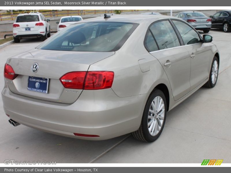Moonrock Silver Metallic / Titan Black 2013 Volkswagen Jetta SEL Sedan