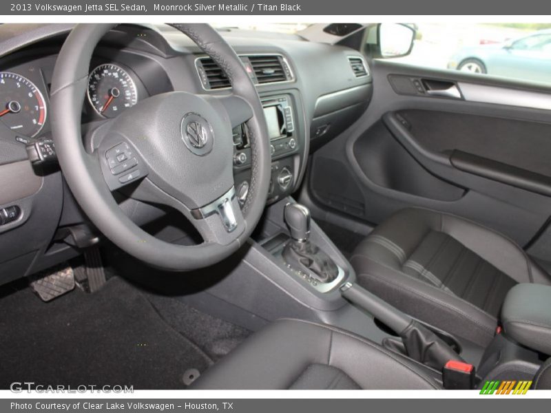 Moonrock Silver Metallic / Titan Black 2013 Volkswagen Jetta SEL Sedan