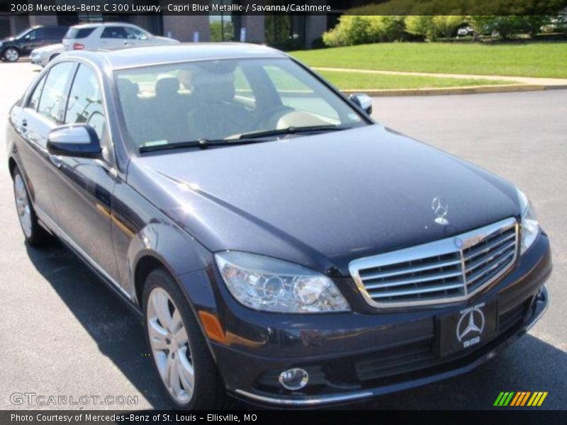 Capri Blue Metallic / Savanna/Cashmere 2008 Mercedes-Benz C 300 Luxury