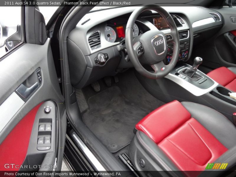  2011 S4 3.0 quattro Sedan Black/Red Interior
