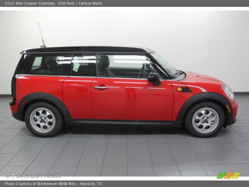 Chili Red / Carbon Black 2013 Mini Cooper Clubman