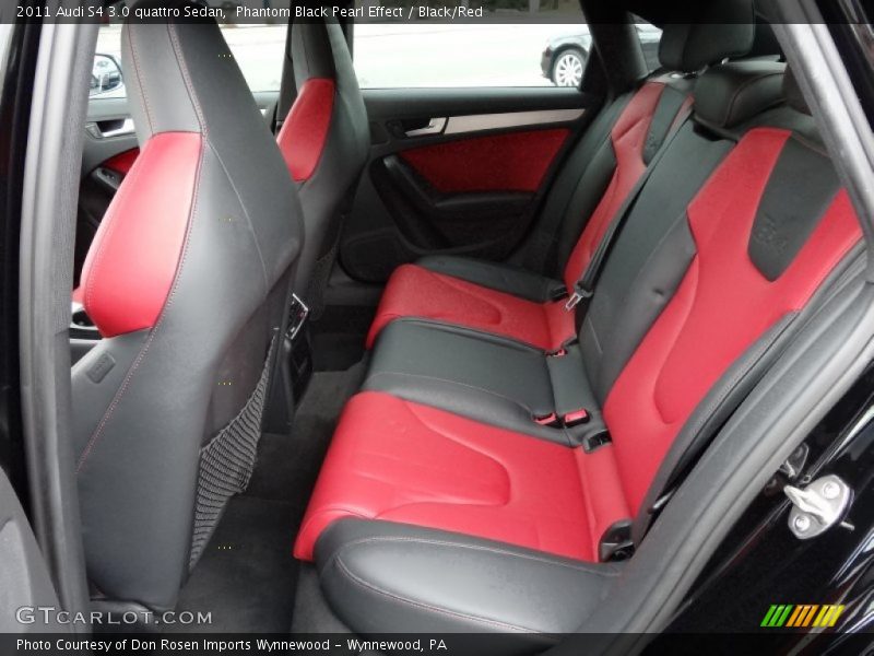 Rear Seat of 2011 S4 3.0 quattro Sedan