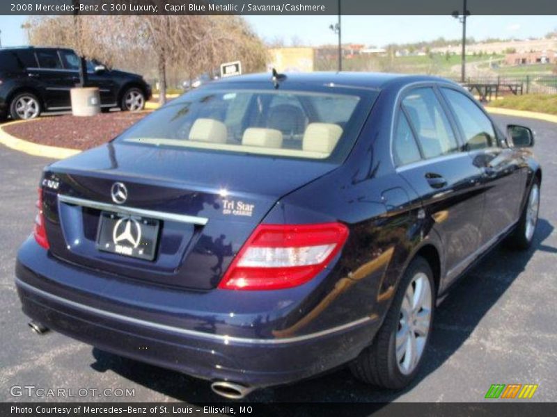 Capri Blue Metallic / Savanna/Cashmere 2008 Mercedes-Benz C 300 Luxury