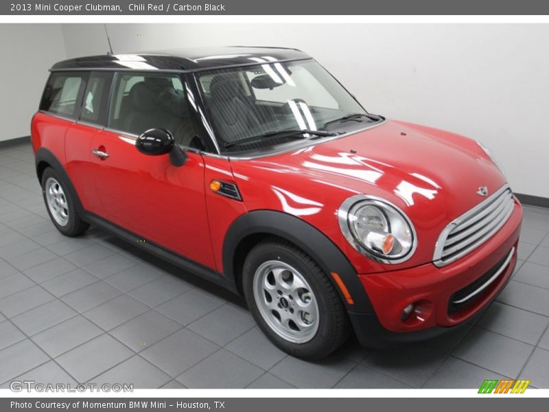 Chili Red / Carbon Black 2013 Mini Cooper Clubman