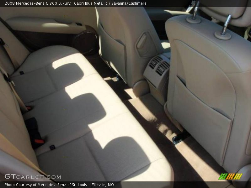 Capri Blue Metallic / Savanna/Cashmere 2008 Mercedes-Benz C 300 Luxury
