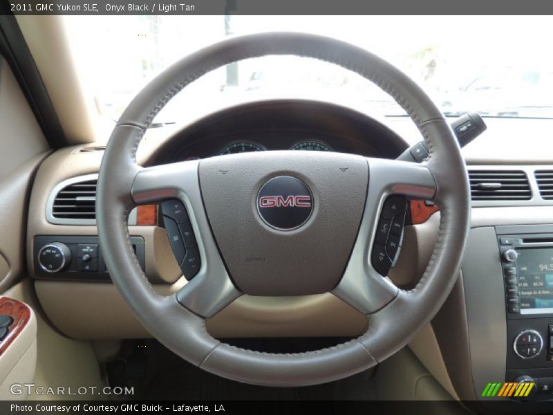 Onyx Black / Light Tan 2011 GMC Yukon SLE