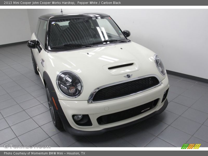 Pepper White / Carbon Black 2013 Mini Cooper John Cooper Works Hardtop