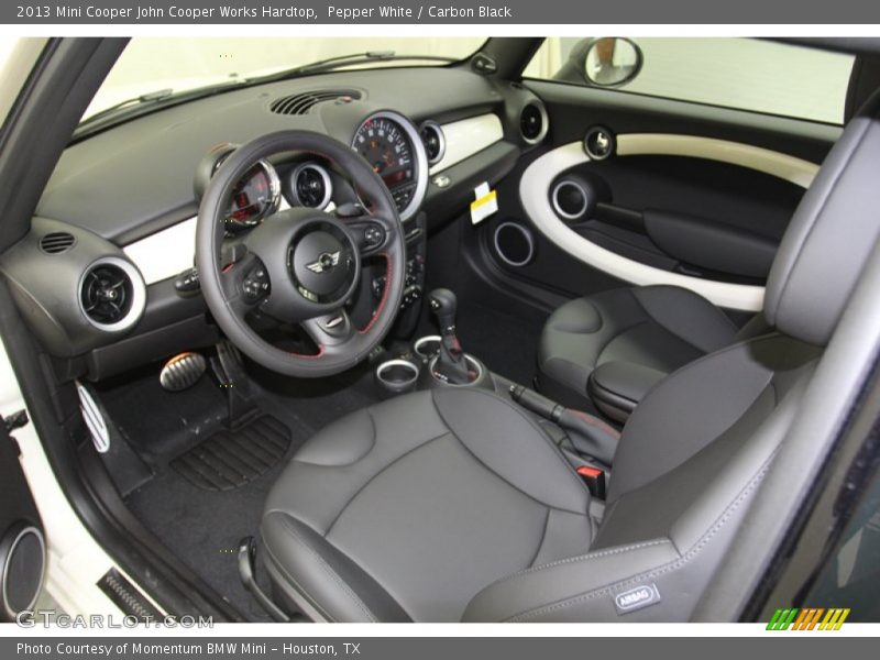  2013 Cooper John Cooper Works Hardtop Carbon Black Interior