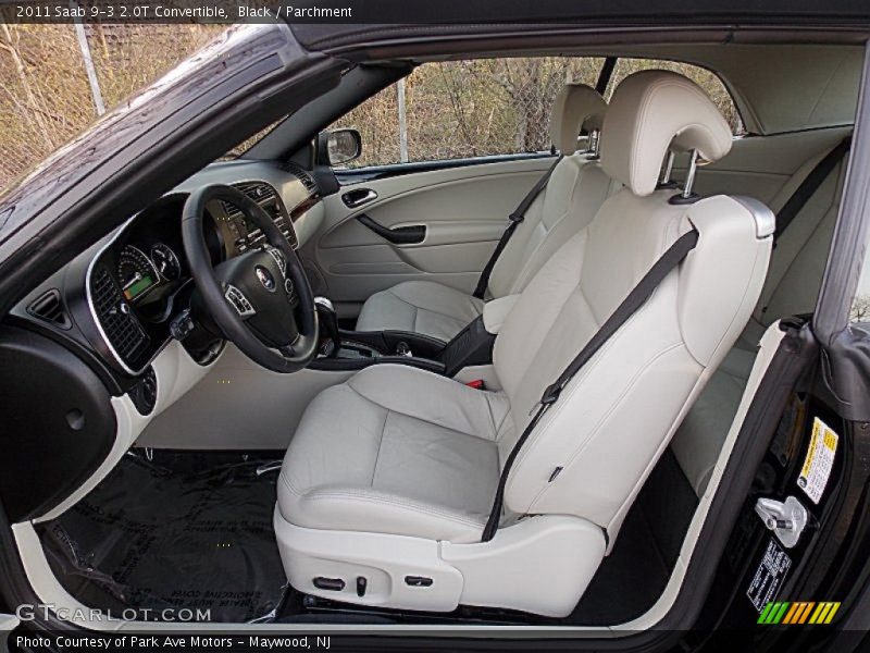 Front Seat of 2011 9-3 2.0T Convertible