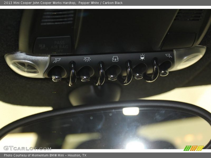 Pepper White / Carbon Black 2013 Mini Cooper John Cooper Works Hardtop