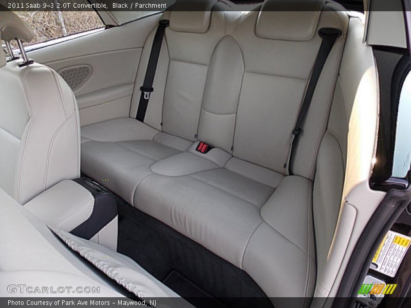 Rear Seat of 2011 9-3 2.0T Convertible