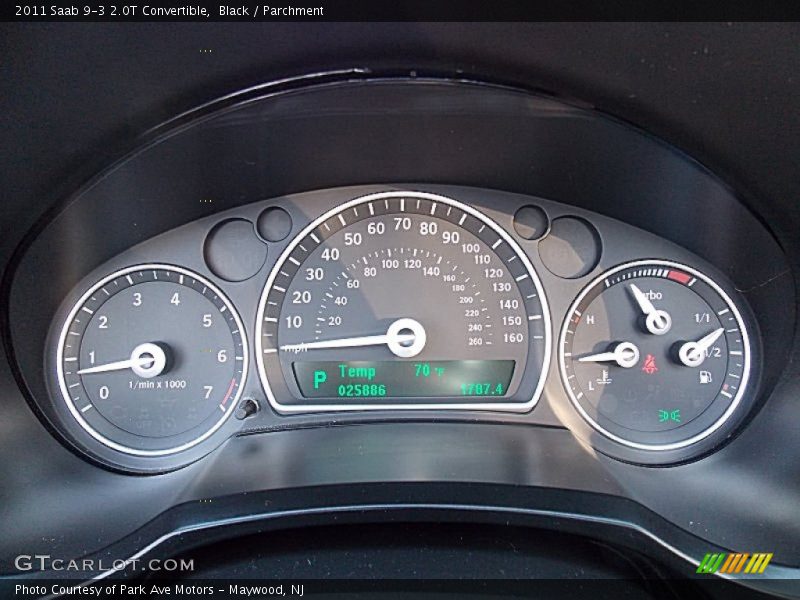  2011 9-3 2.0T Convertible 2.0T Convertible Gauges