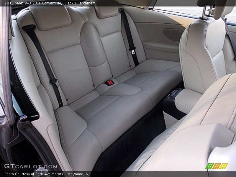 Rear Seat of 2011 9-3 2.0T Convertible