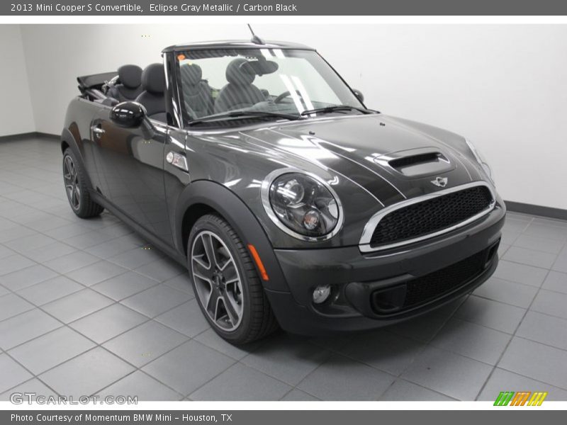 Eclipse Gray Metallic / Carbon Black 2013 Mini Cooper S Convertible