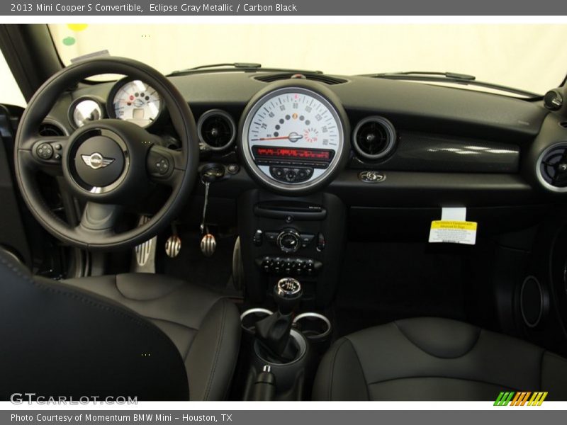 Eclipse Gray Metallic / Carbon Black 2013 Mini Cooper S Convertible