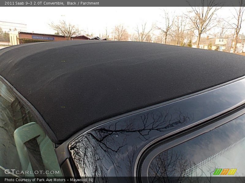 Black / Parchment 2011 Saab 9-3 2.0T Convertible