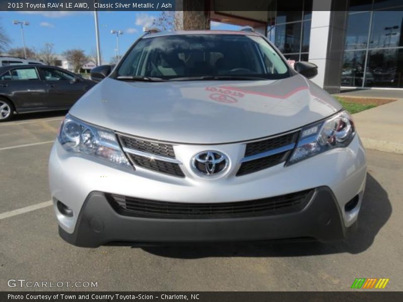Classic Silver Metallic / Ash 2013 Toyota RAV4 LE AWD